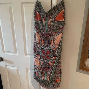 Maeve midi skirt with slit.